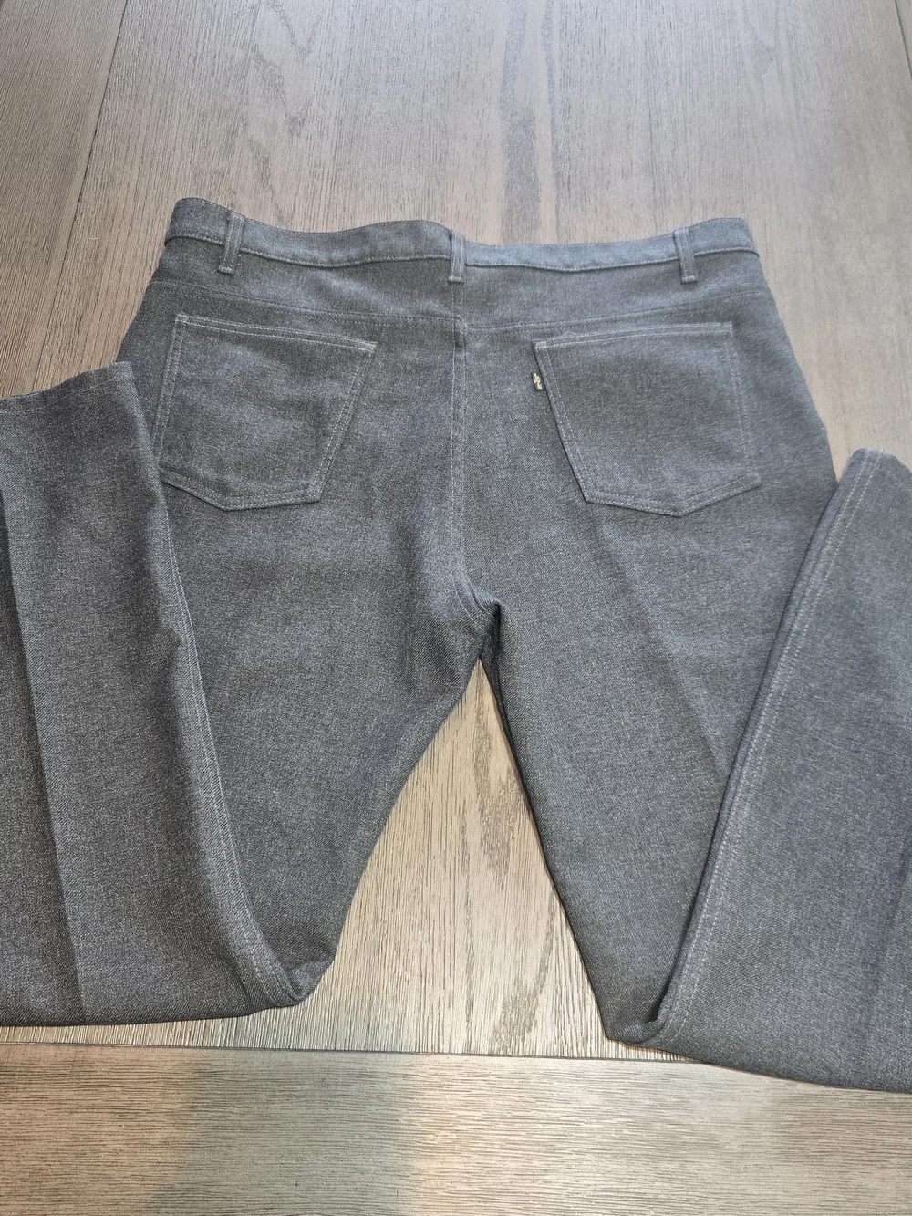 Vintage 70s Style Levi's Panatela Polyester Flare Pants Action Slacks Men 42x32